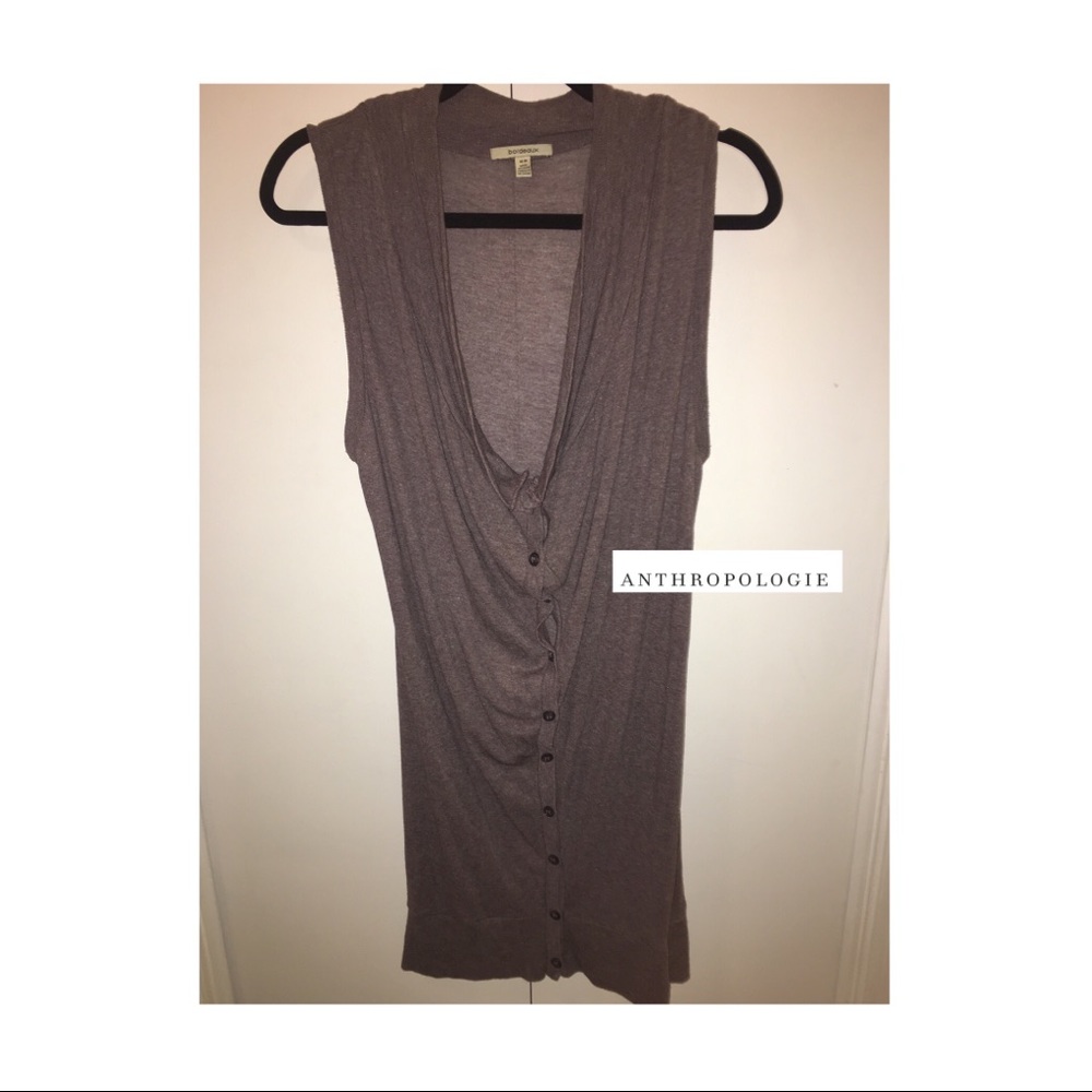 Anthropologie Bordeaux Slouch Cowl Neck Tunic